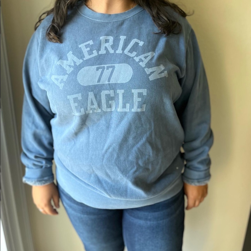 Blue American Eagle Crewneck!!